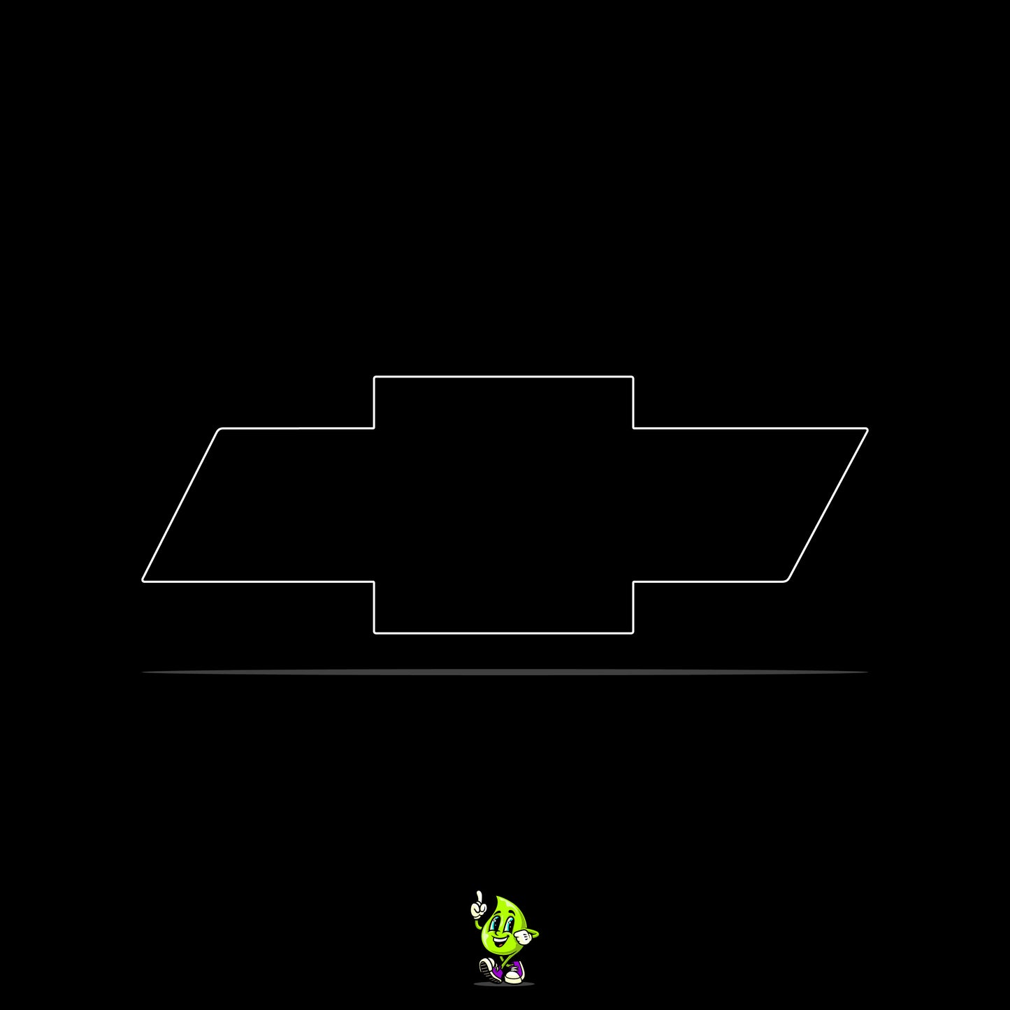 Blank Chevrolet Bowtie