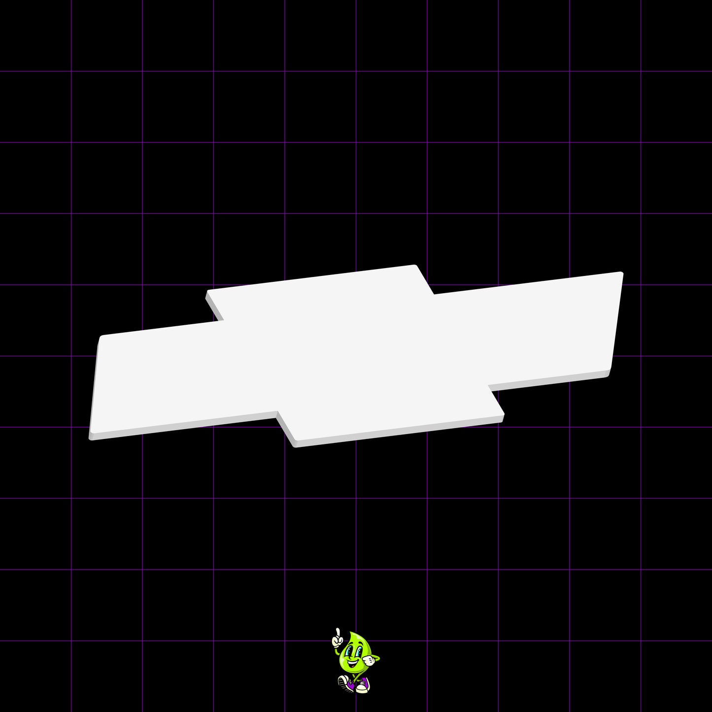 Blank Chevrolet Bowtie