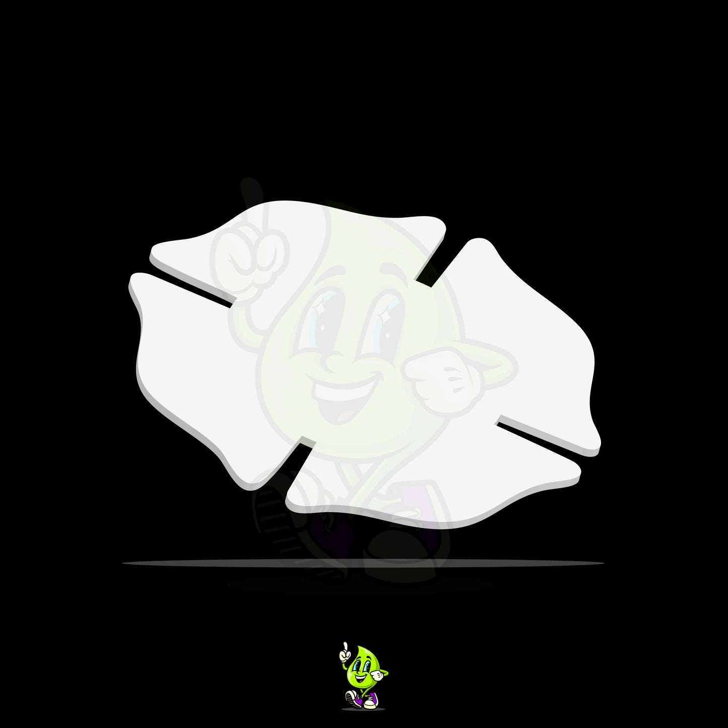 Blank Maltese Cross