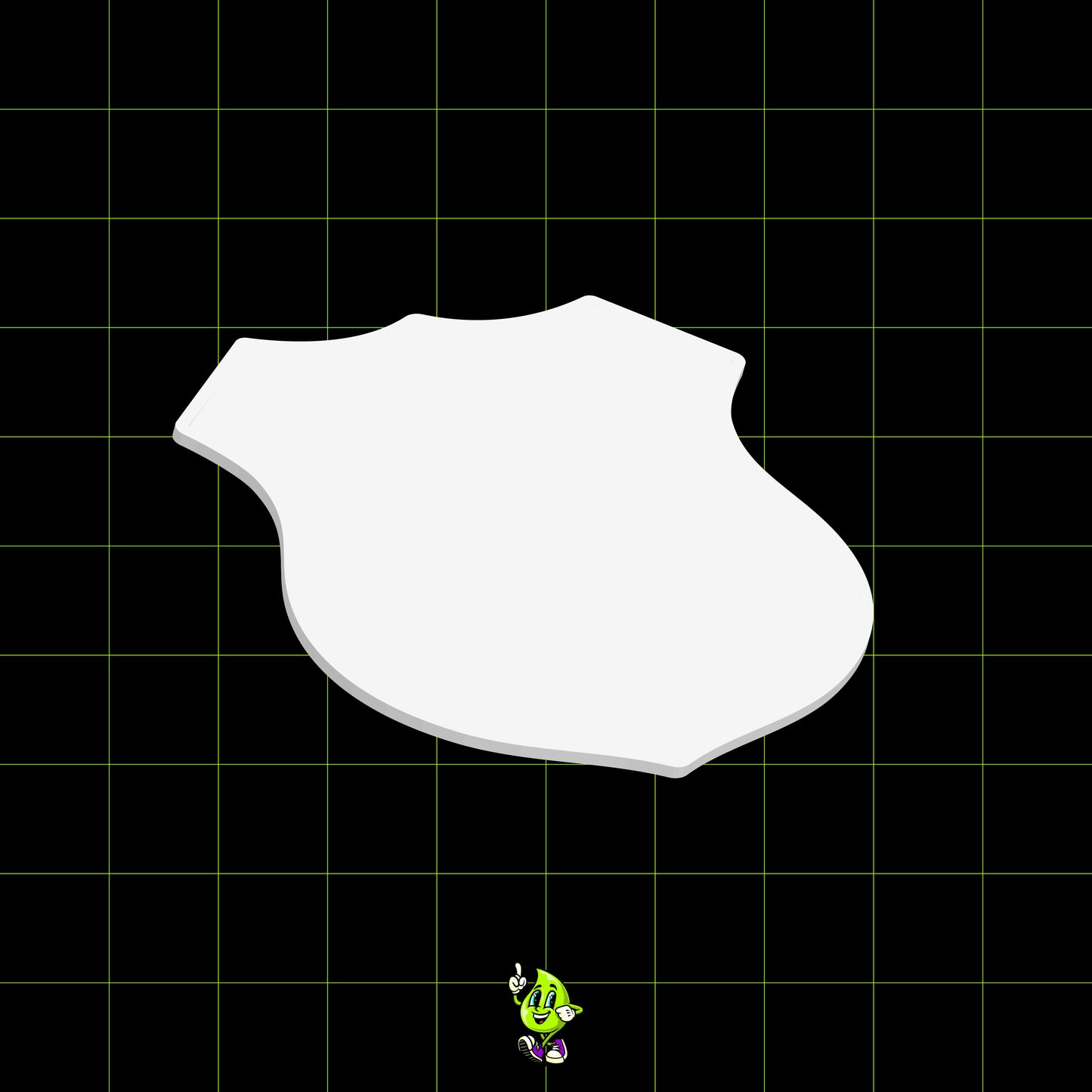 Blank Route Sign