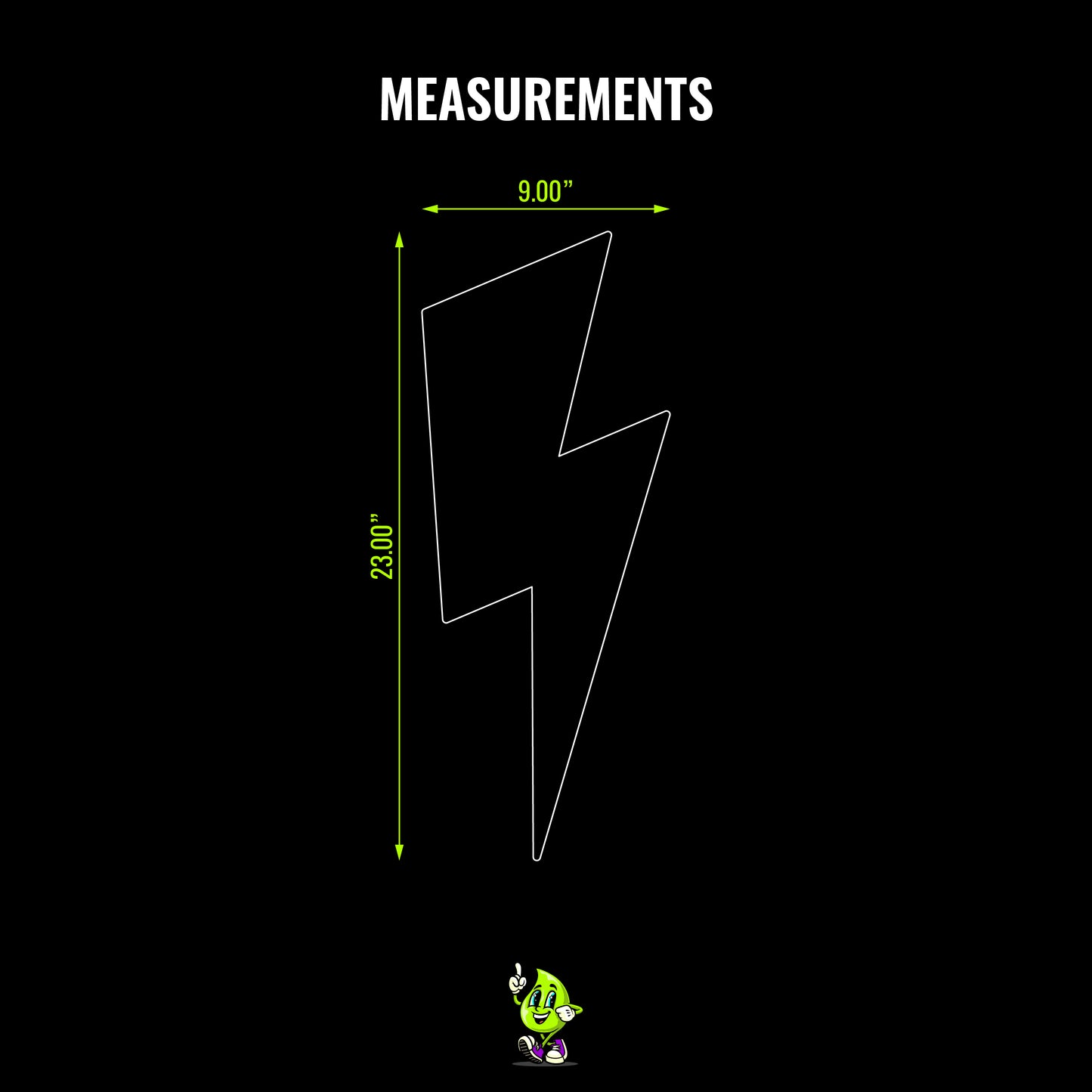 Blank Thunder Bolt