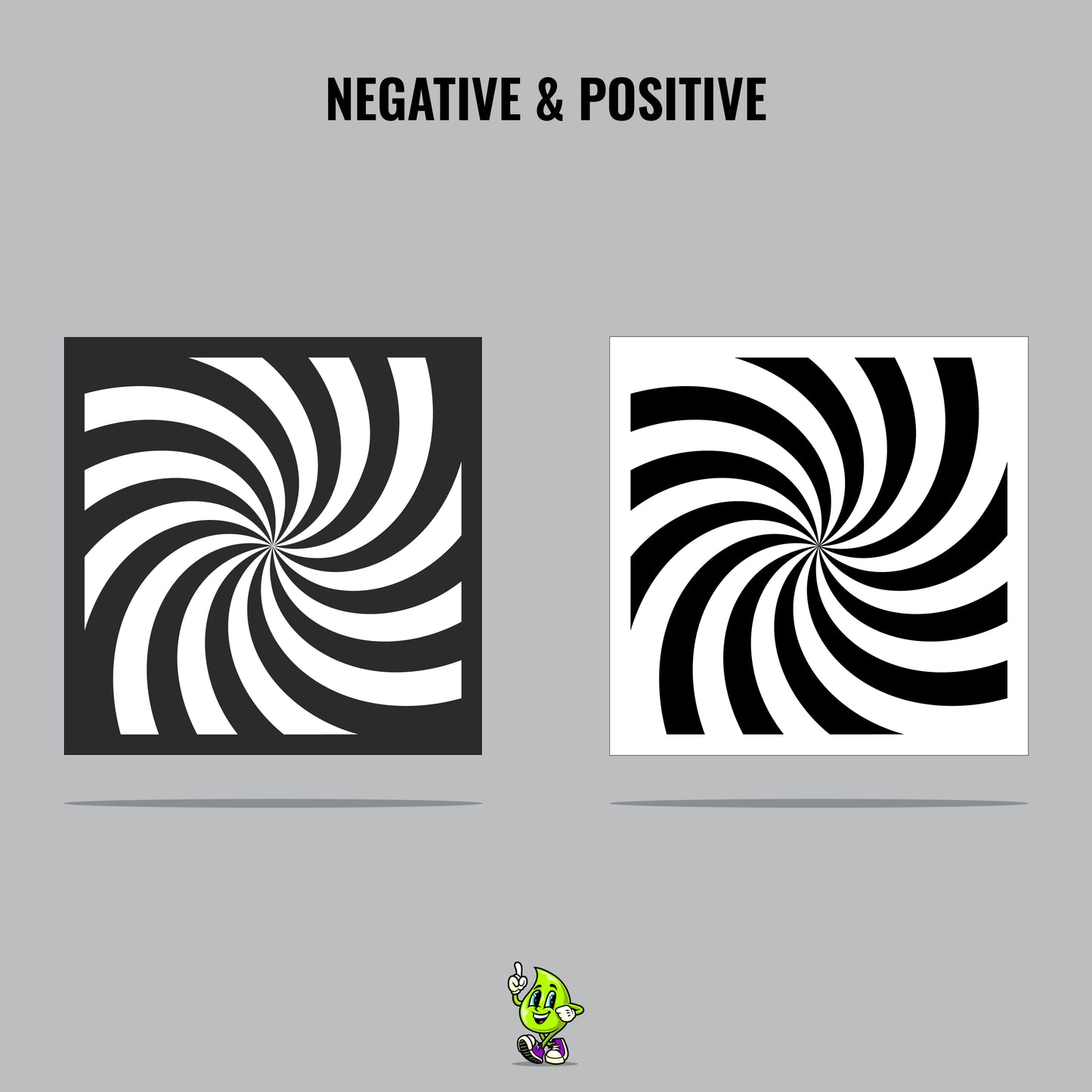 Spiral Vinyl Stencil Pack – Set of 4