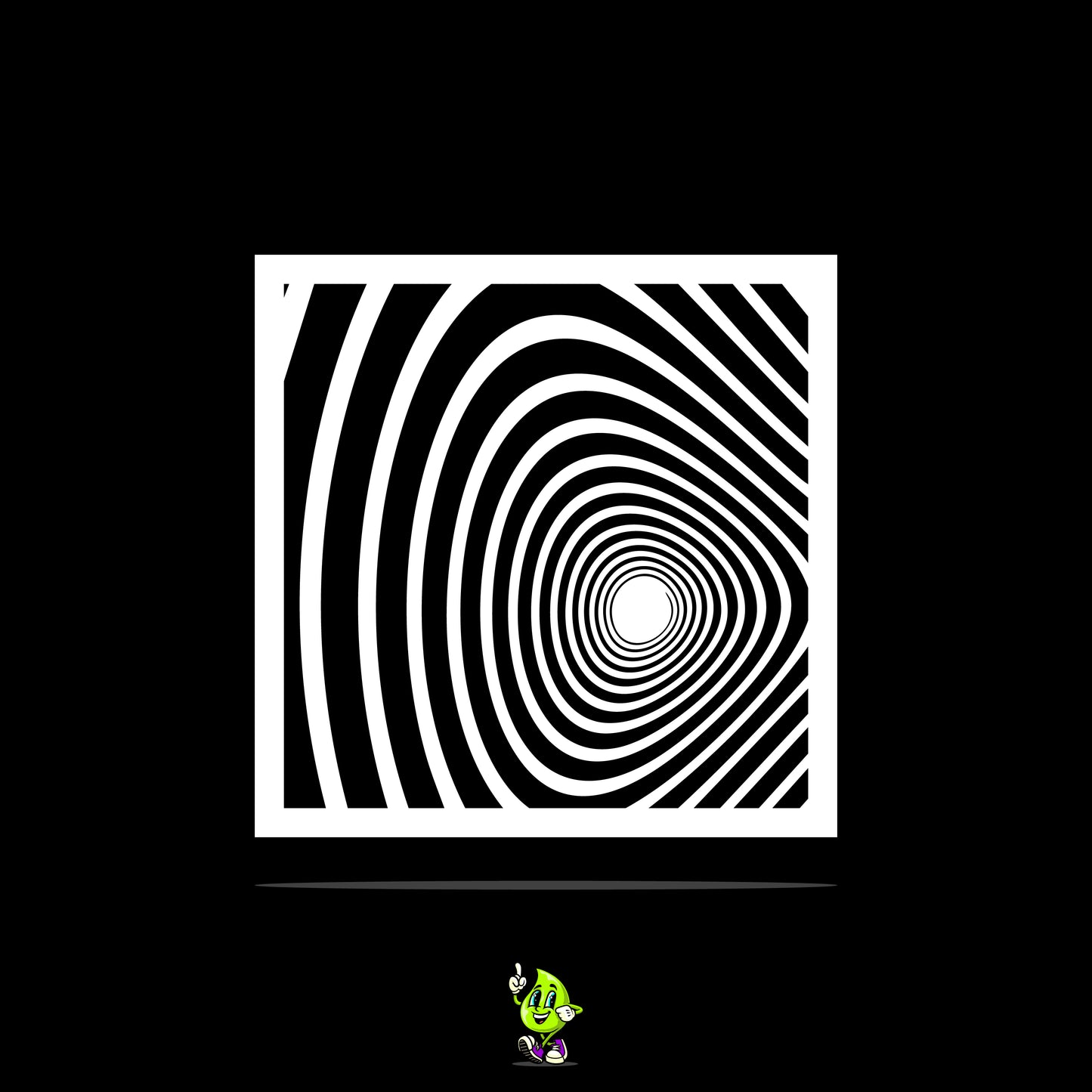 Swirl Vinyl Stencil Pack – Set of 4