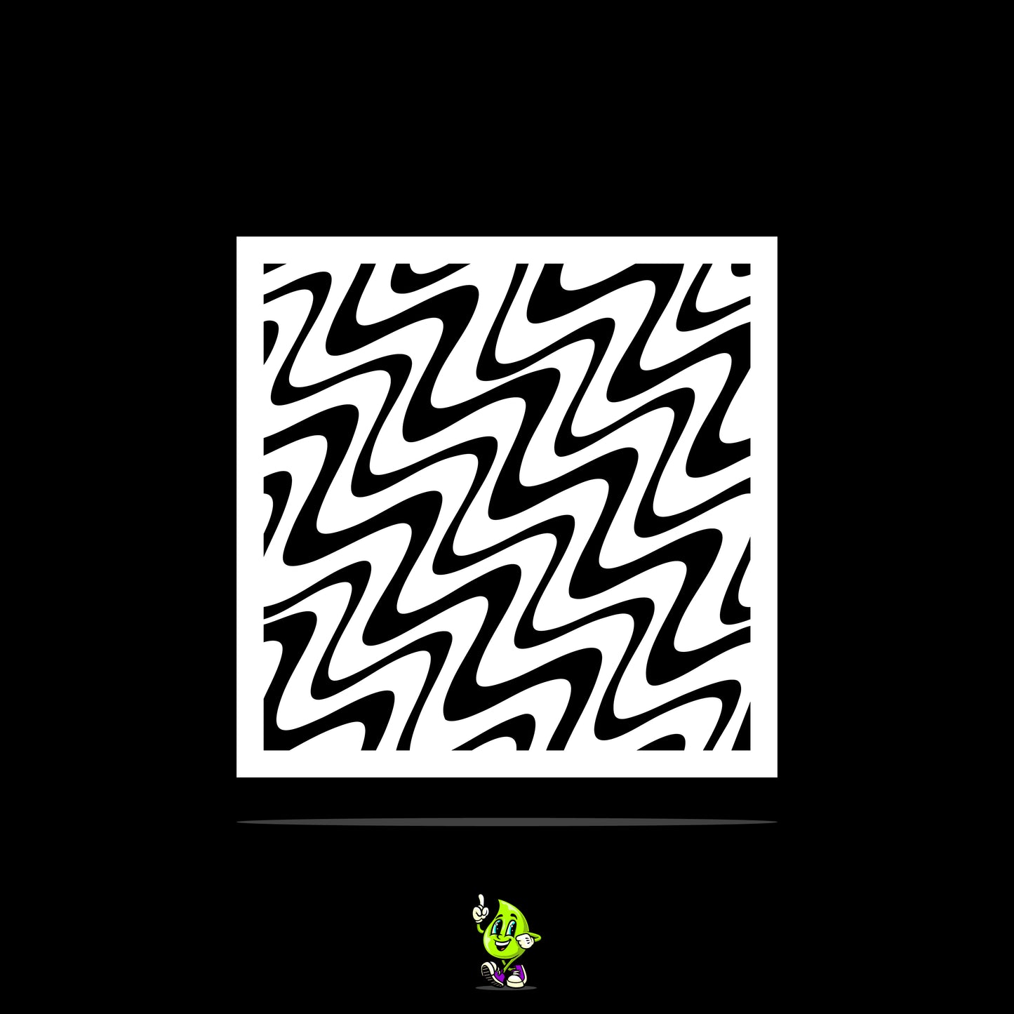 Ripples Vinyl Stencil Pack – Set of 4
