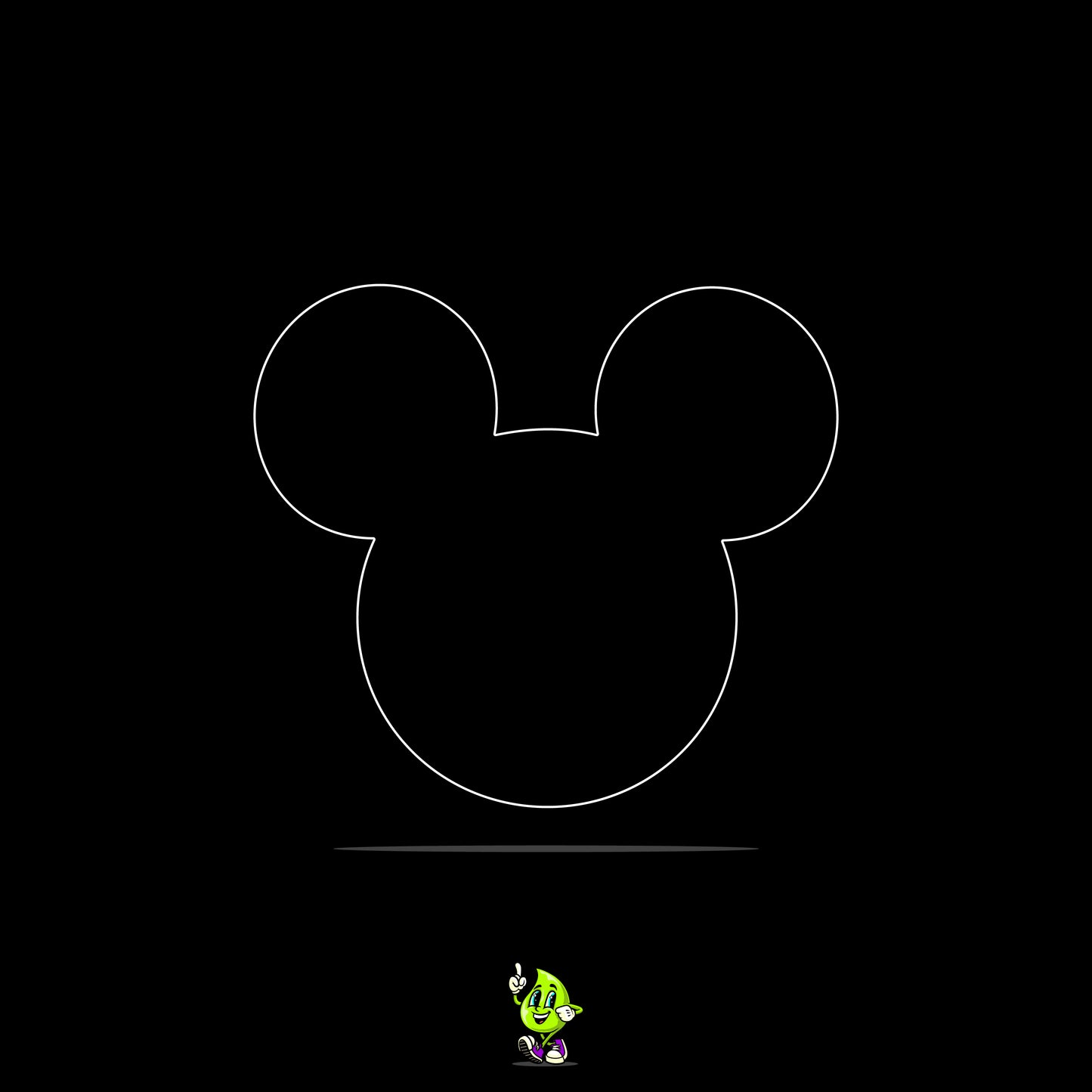 Blank Mickey Head