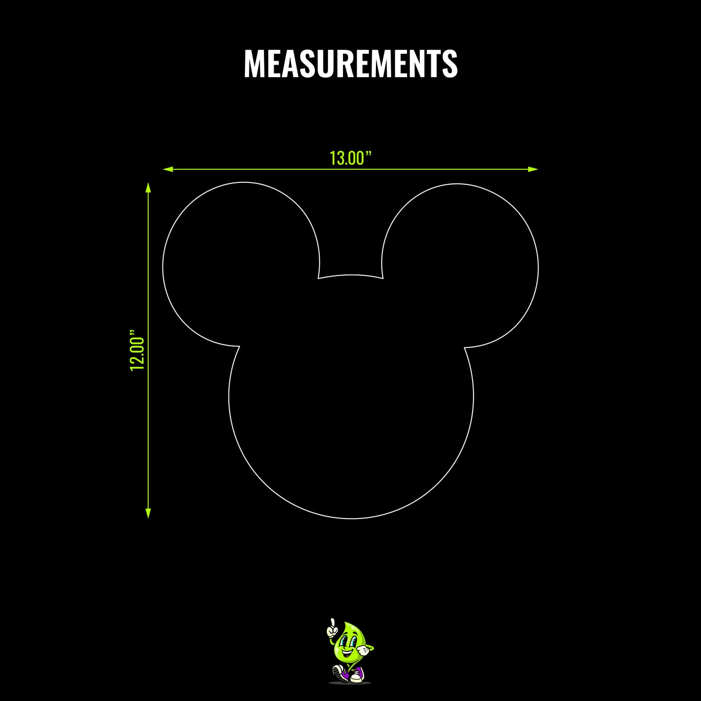 Blank Mickey Head