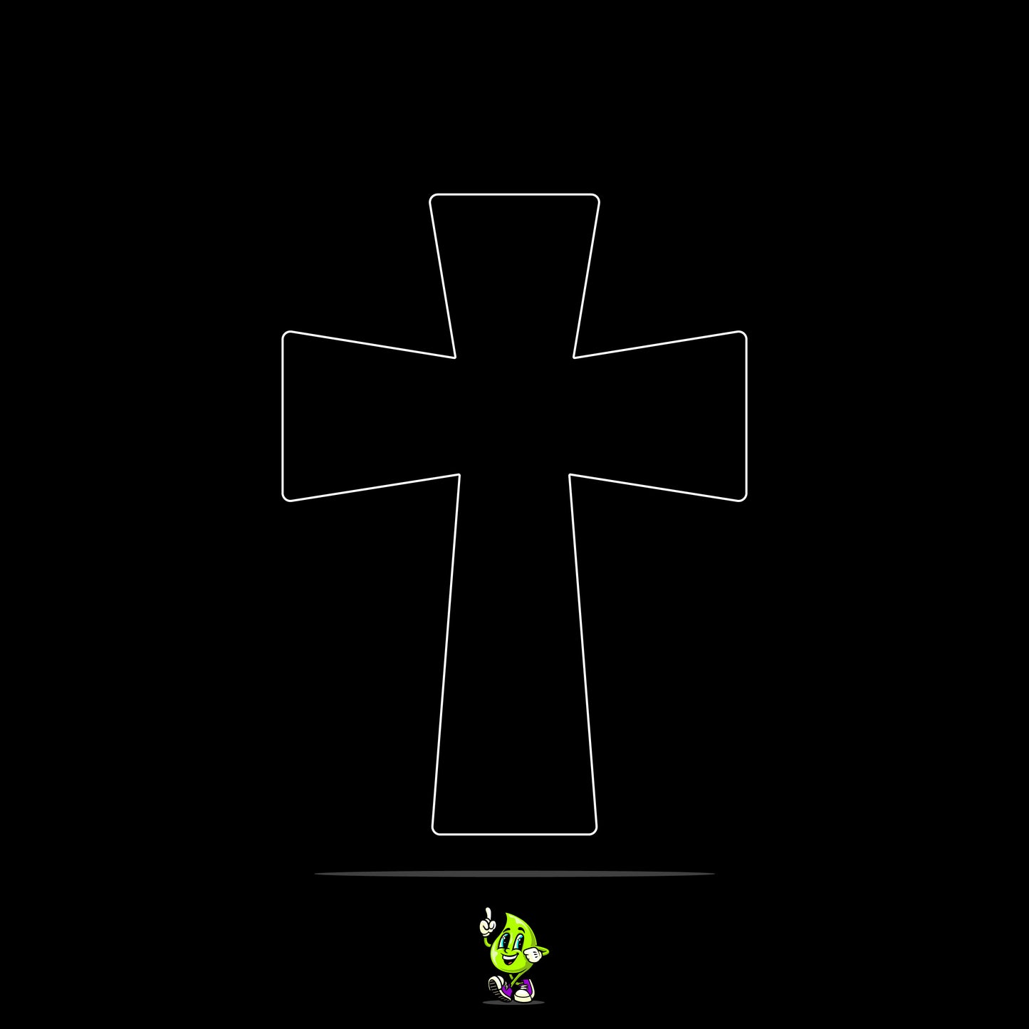 Blank Byzantine Cross