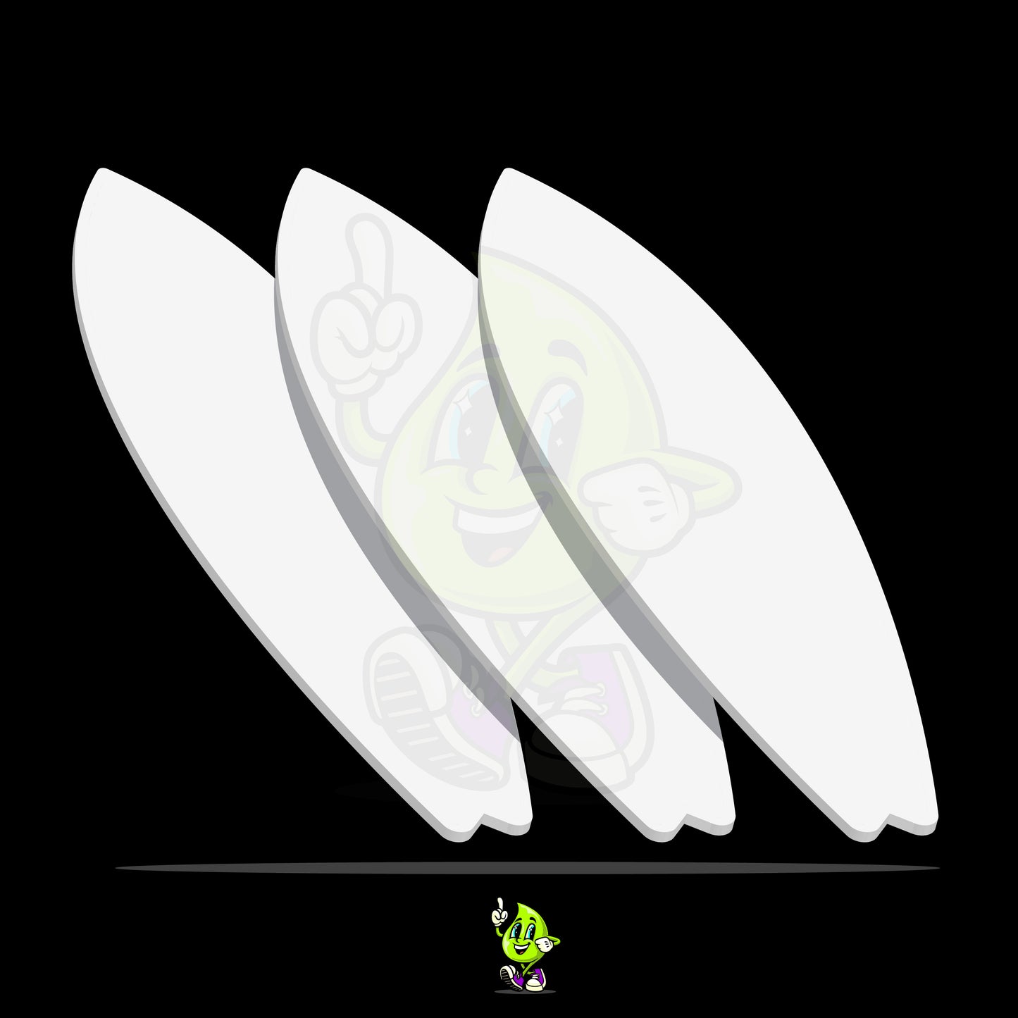 Blank Surfboard Bundle (3pcs)