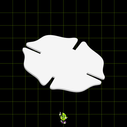 Blank Maltese Cross