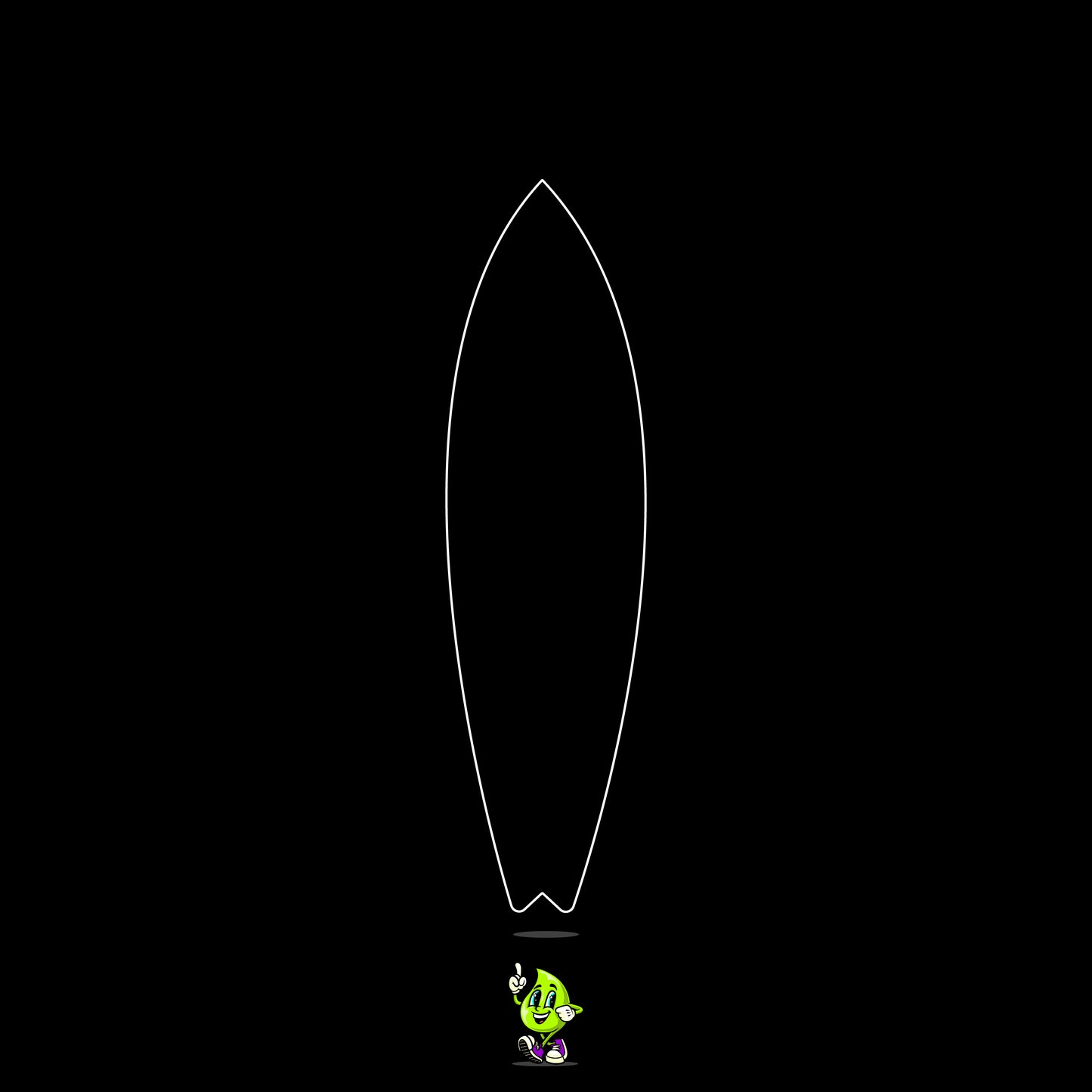 Blank Surfboard