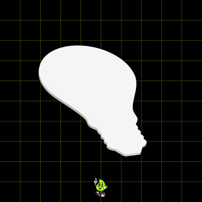 Blank Light Bulb