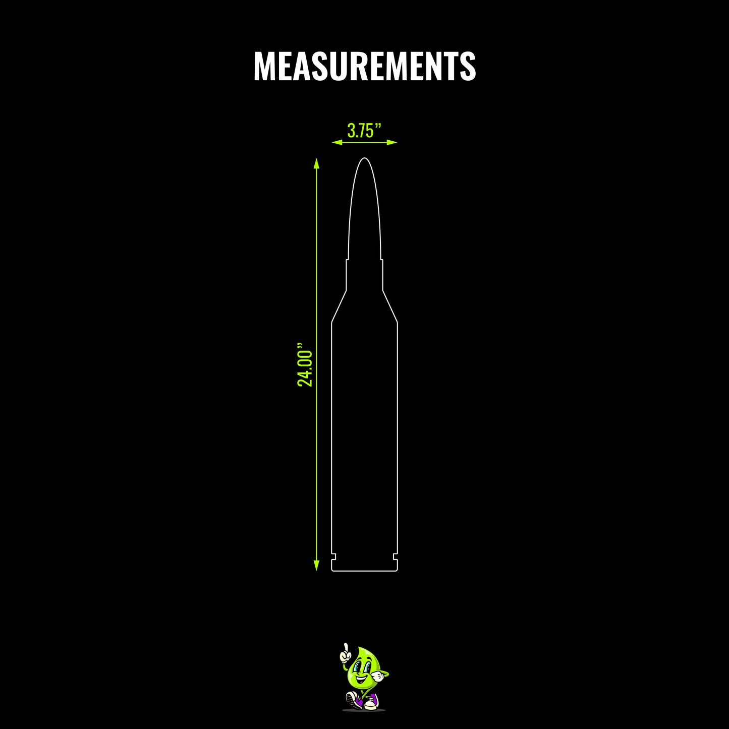 Blank 50 Caliber Bullet