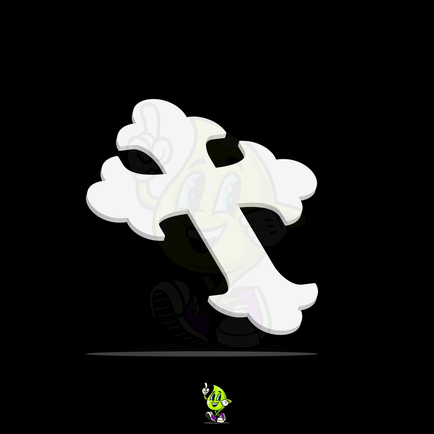 Blank Scallop Cross