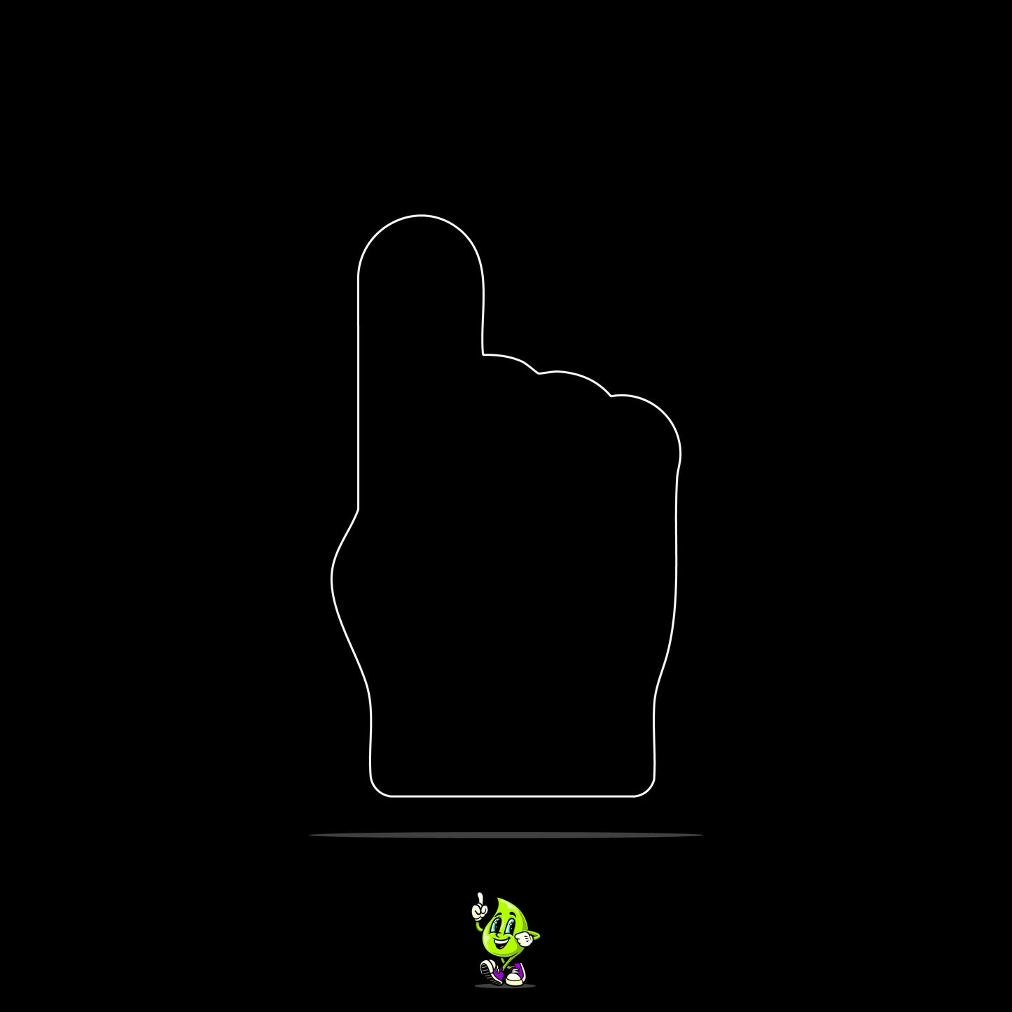 Blank Foam Finger