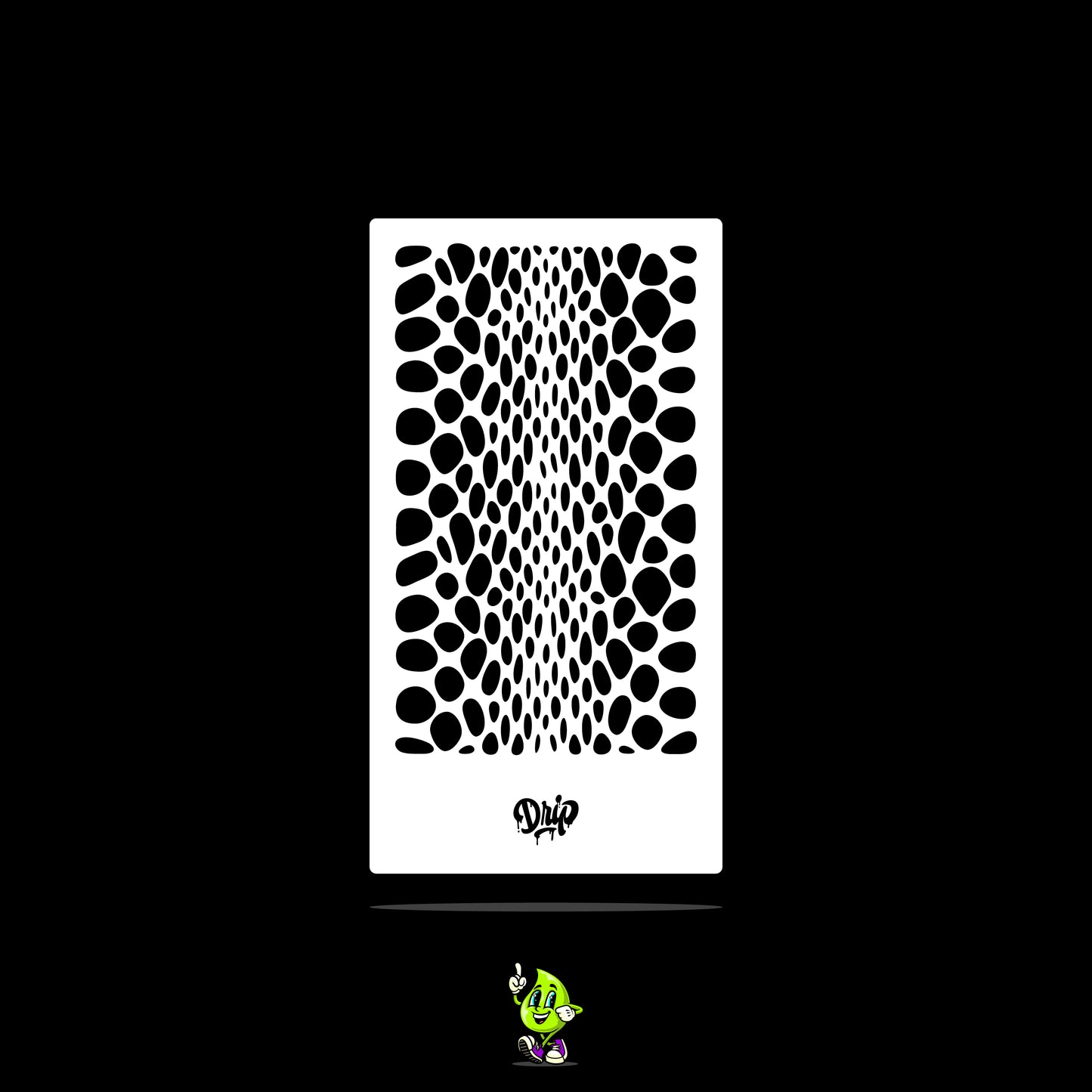 Mylar Stencil Snakeskin