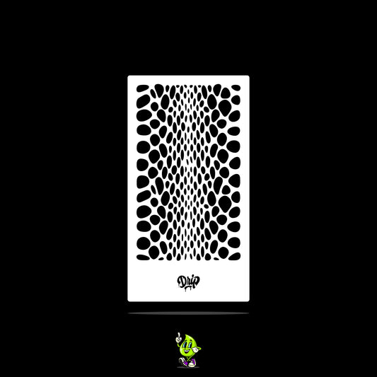 Mylar Stencil Snakeskin