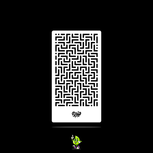 Mylar Stencil Labyrinth
