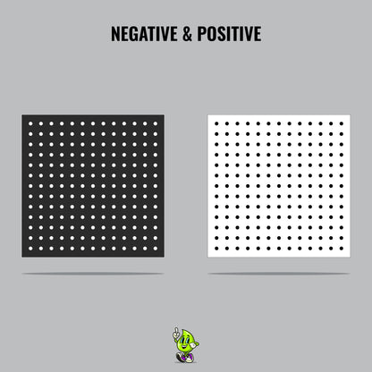 Holes I Vinyl Stencil Pack – Set of 4