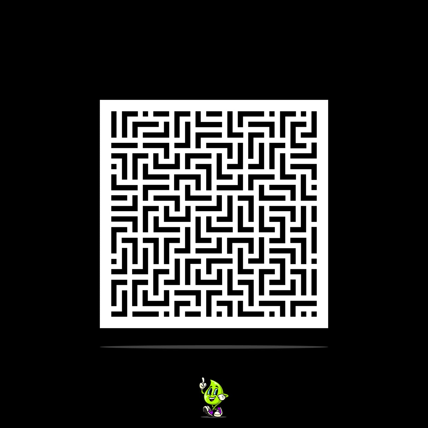 Labyrinth Vinyl Stencil Pack – Set of 4