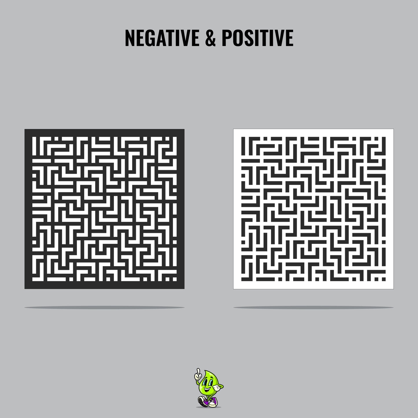 Labyrinth Vinyl Stencil Pack – Set of 4