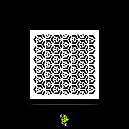 Hex Vinyl Stencil Pack – Set of 4