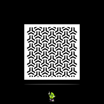 Y Geometric Vinyl Stencil Pack – Set of 4