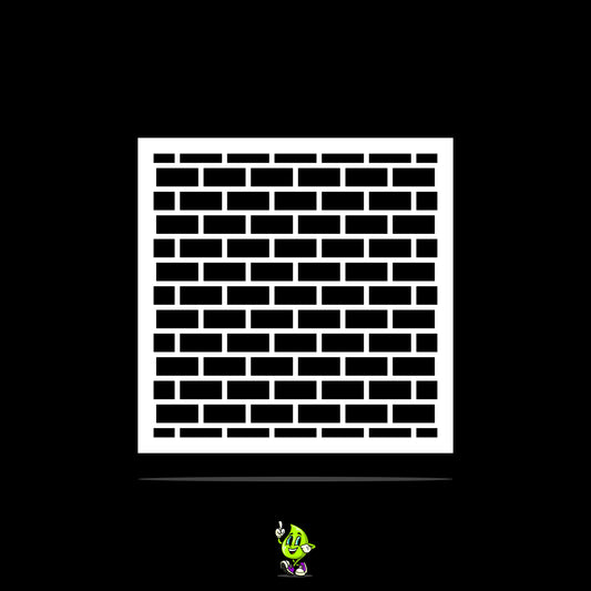 Bricks Vinyl Stencil Pack – Set of 4