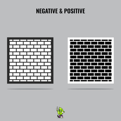 Bricks Vinyl Stencil Pack – Set of 4
