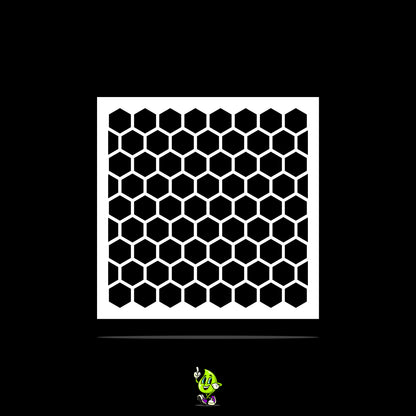 Honeycomb Vinyl Stencil Pack – Set of 4