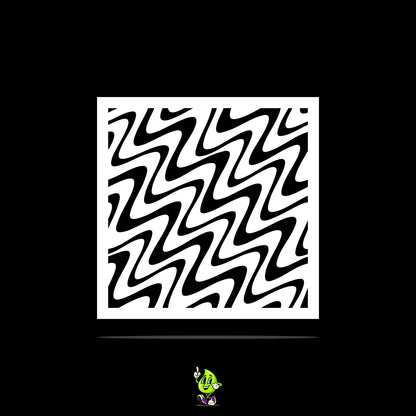 Ripples Vinyl Stencil Pack – Set of 4