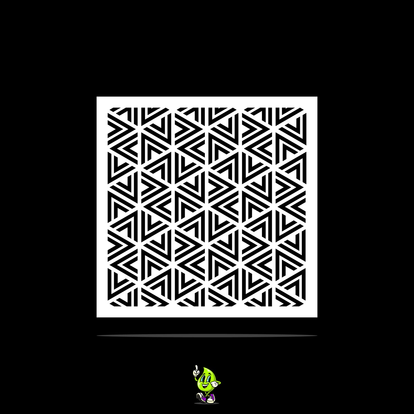 Tribal Vinyl Stencil Pack – Set of 4