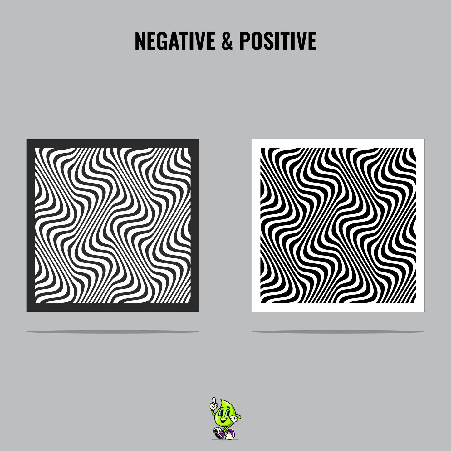 Optical Illusion I Vinyl Stencil Pack – Set of 4