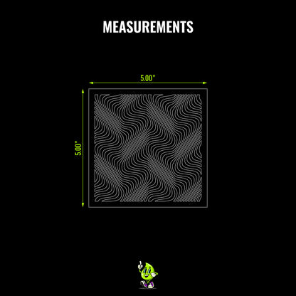 Optical Illusion I Vinyl Stencil Pack – Set of 4