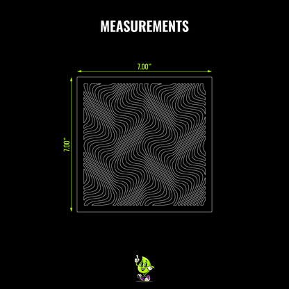 Optical Illusion I Vinyl Stencil Pack – Set of 4