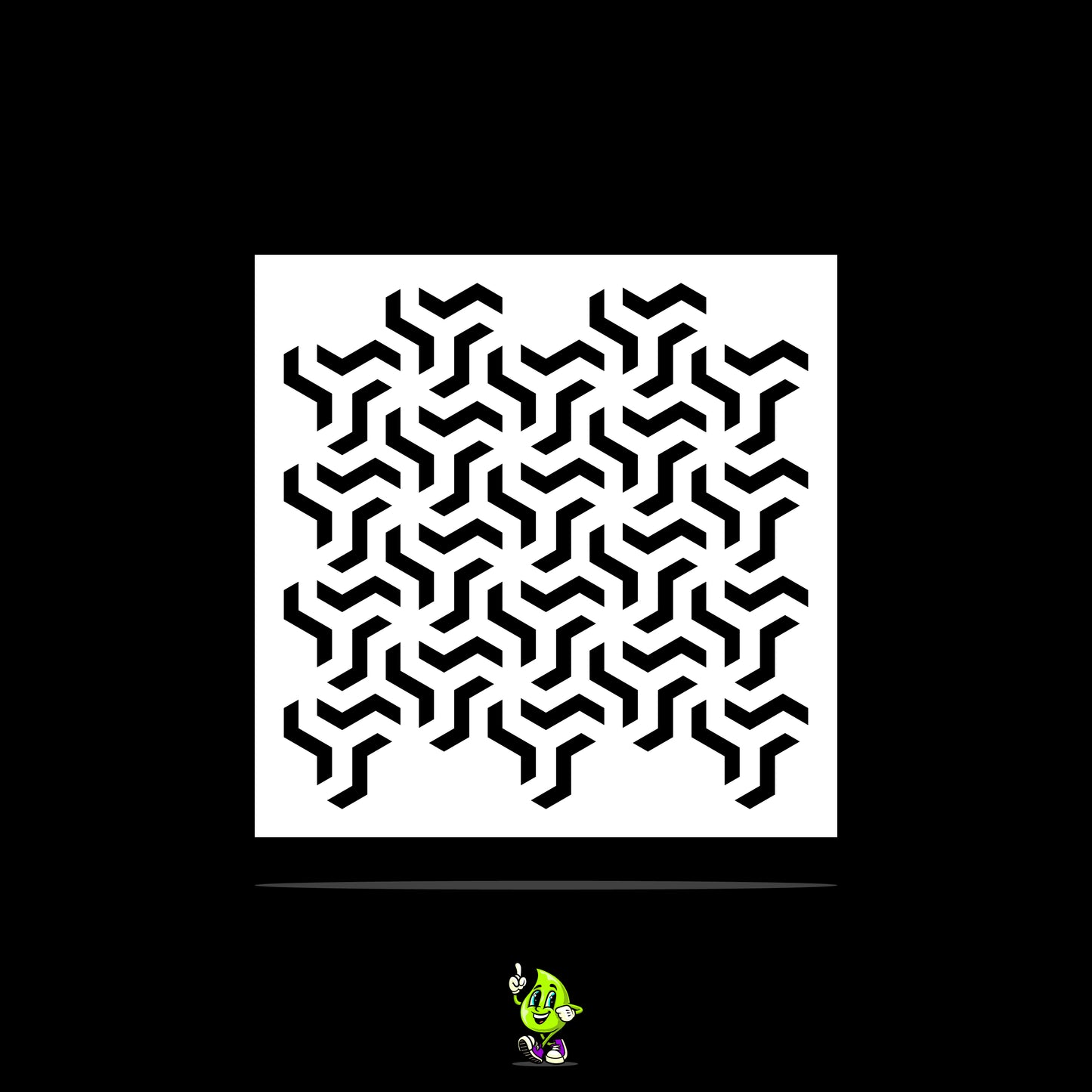 Fidget Vinyl Stencil Pack – Set of 4
