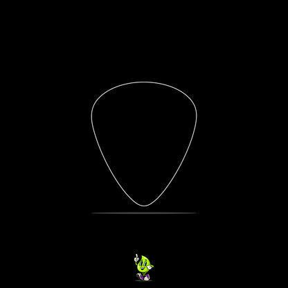 Blank Guitar Pick