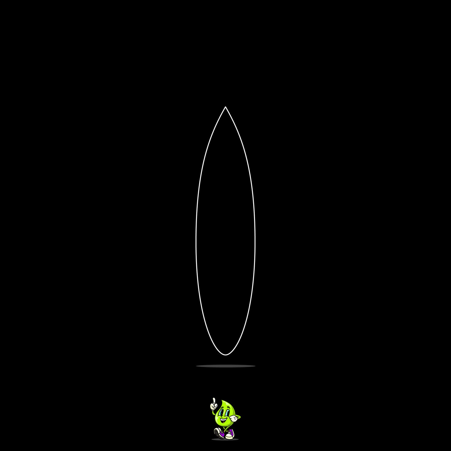 Blank Short Surfboard