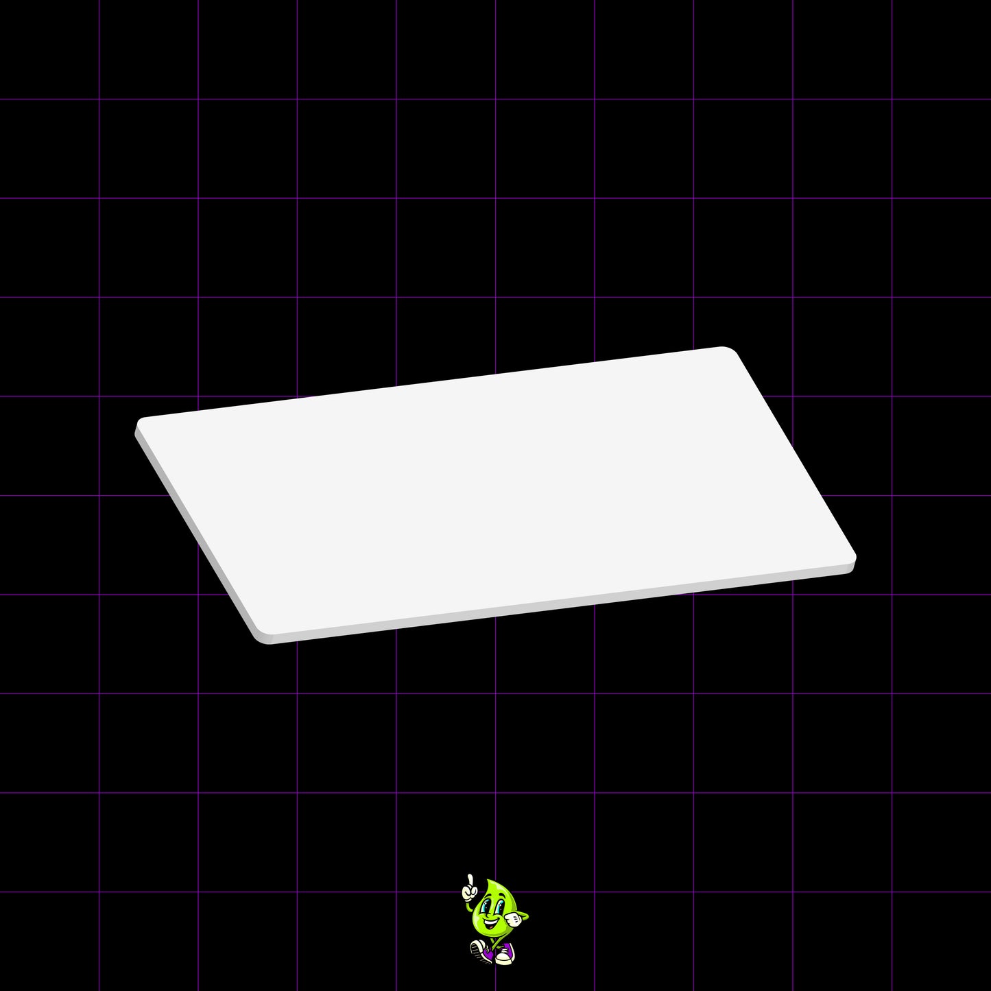 Blank License Plate