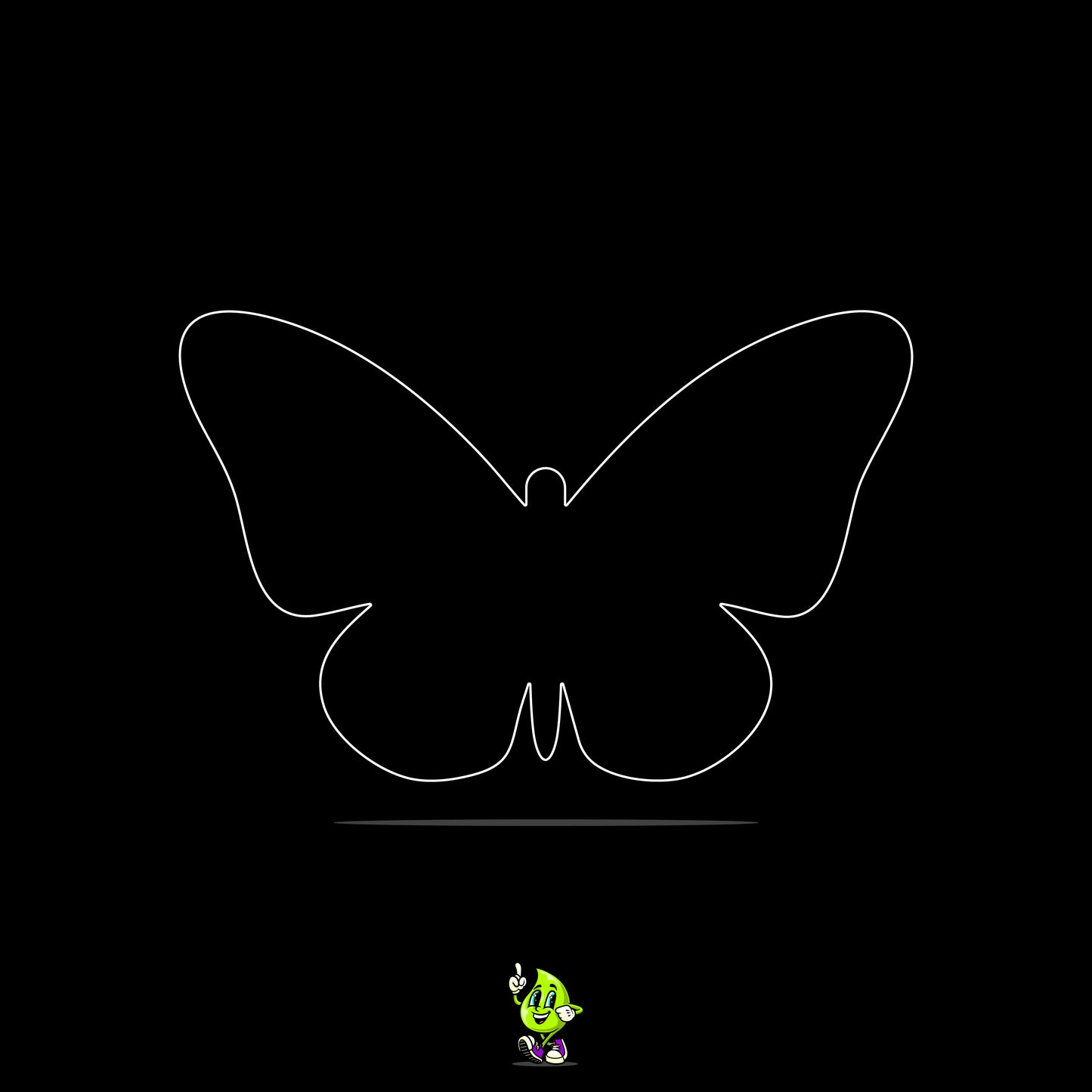 Blank Butterfly