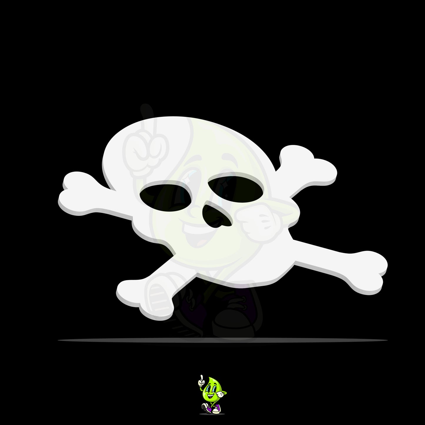 Blank Skull & Crossbones