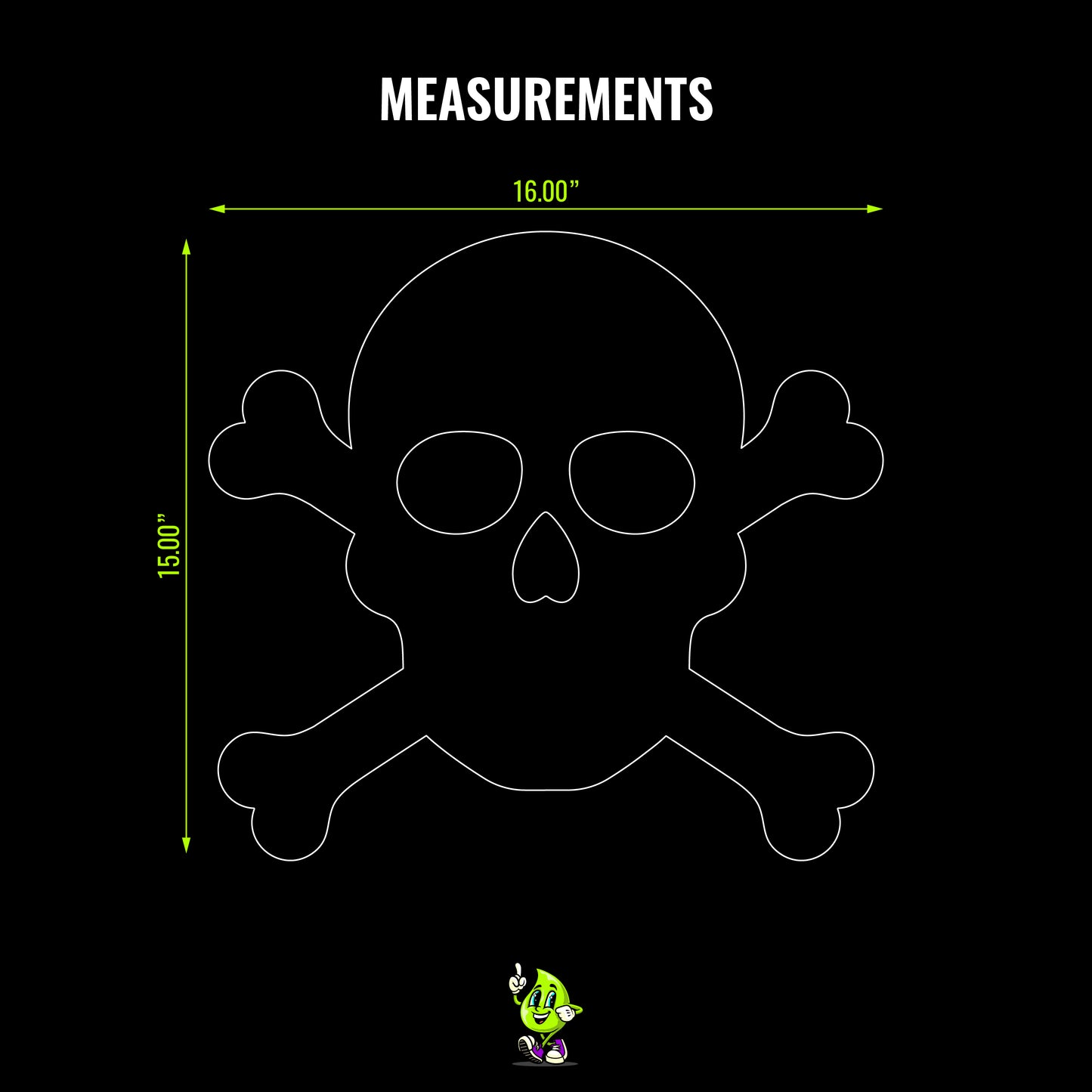 Blank Skull & Crossbones