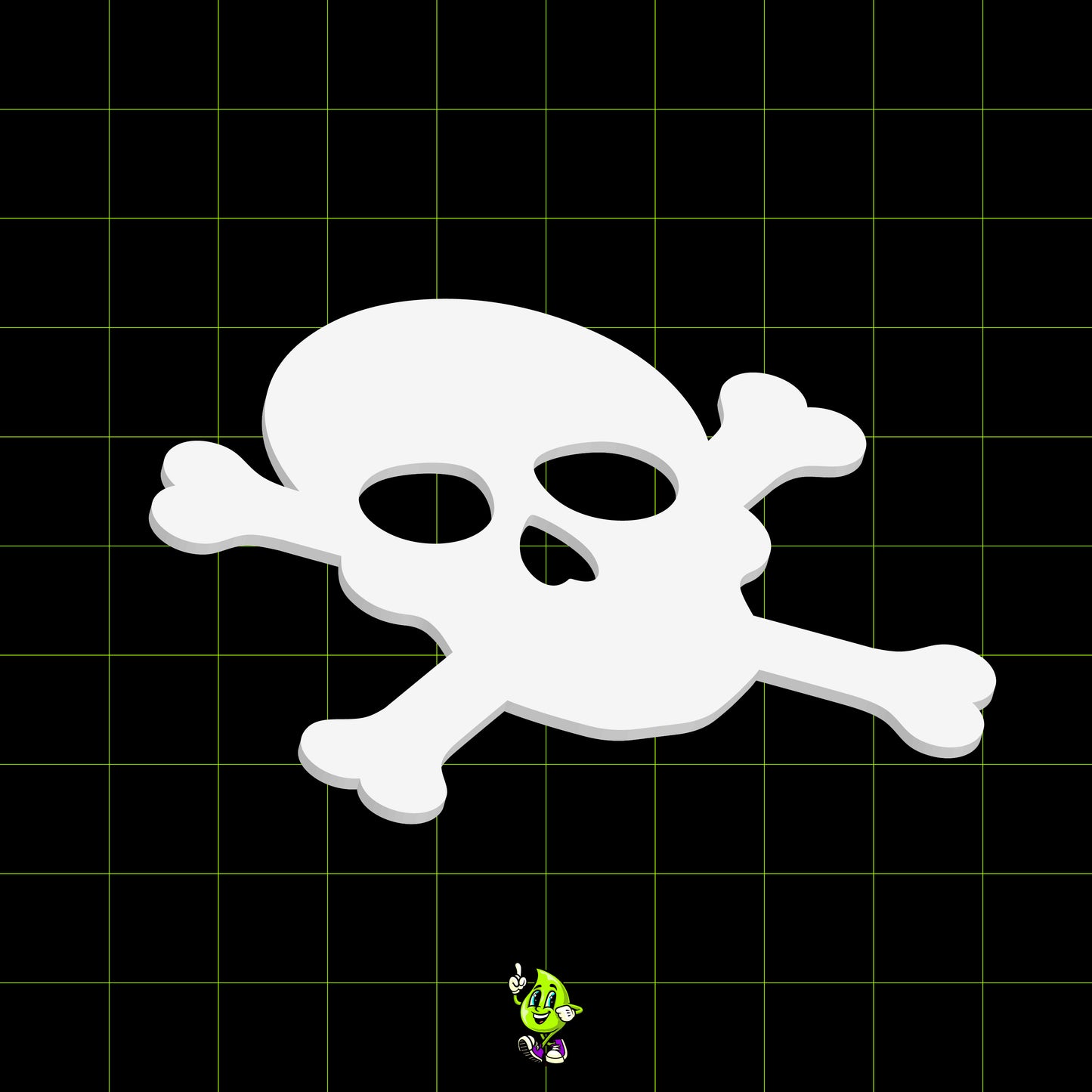 Blank Skull & Crossbones