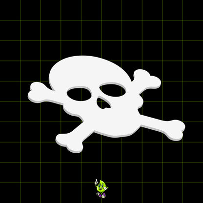 Blank Skull & Crossbones