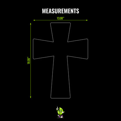Blank Byzantine Cross