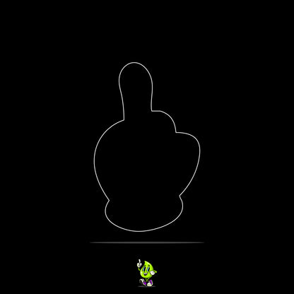 Blank F*ck You Finger