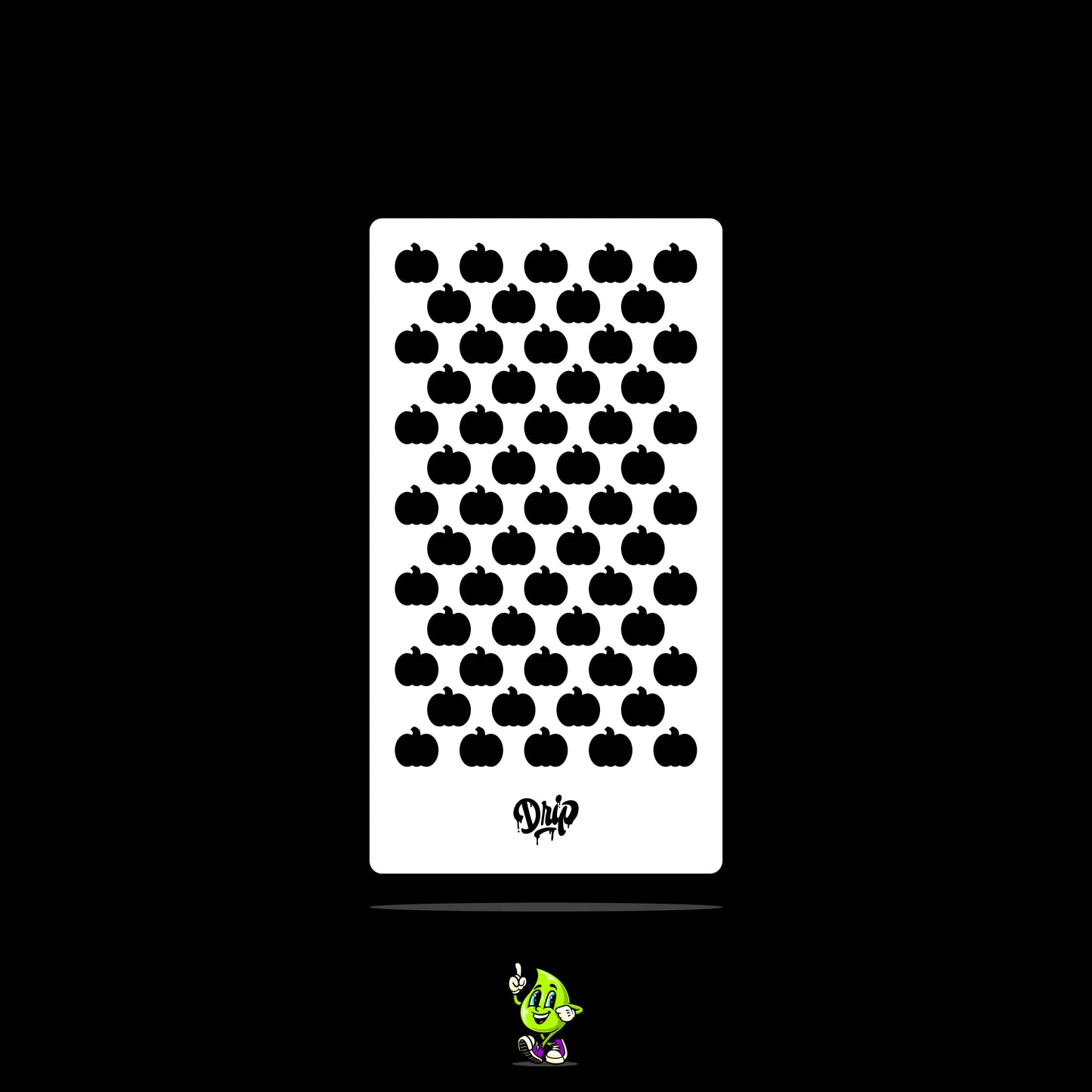 Mylar Stencil Pumpkins