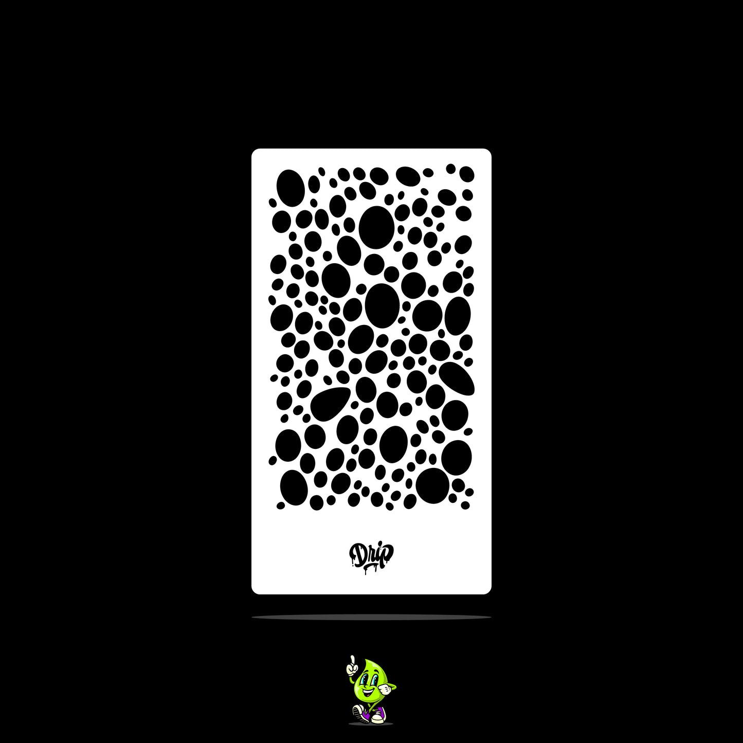 Mylar Stencil Bubbles