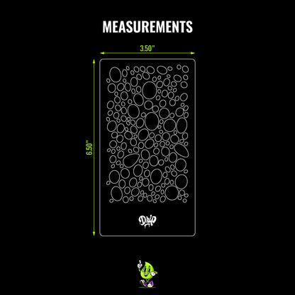 Mylar Stencil Bubbles