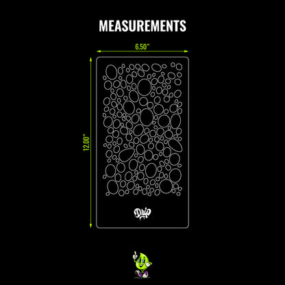 Mylar Stencil Bubbles