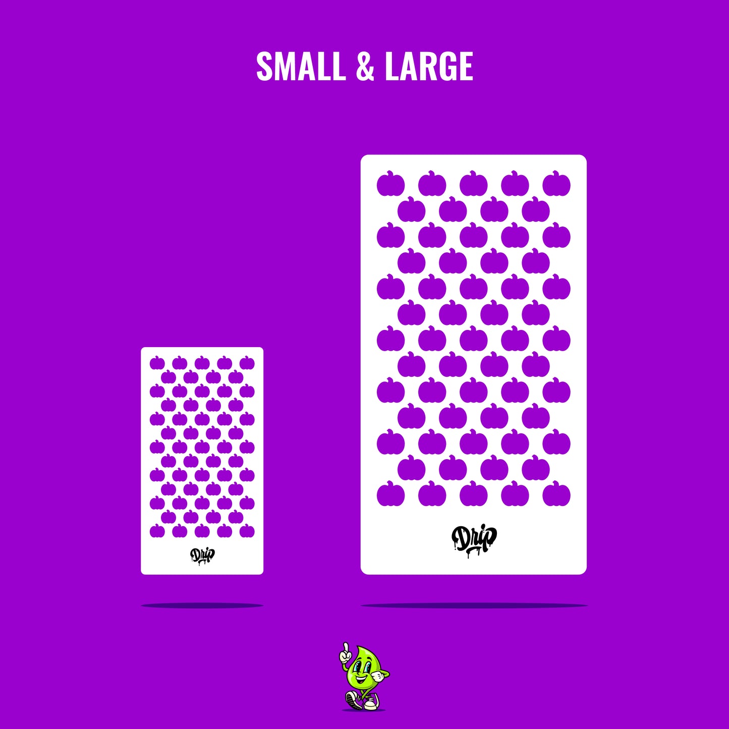 Mylar Stencil Pumpkins